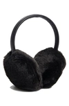 Apparis Esme Faux-fur Ear Muffs In Noir