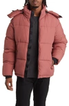 THE VERY WARM THE VERY WARM GENDER INCLUSIVE HOODED PUFFER COAT
