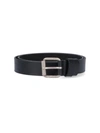 Aspesi Cintura Classica In Pelle - Nero In Black