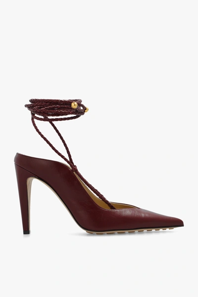 Bottega Veneta Spritz Leather Slingback Pumps In New