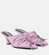 ACNE STUDIOS LACE-UP LEATHER MULES