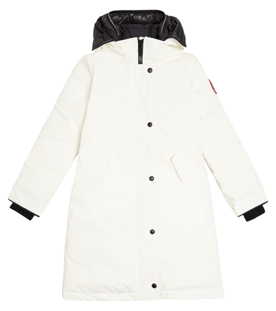 Canada Goose Kids' Expedition Down Parka In White