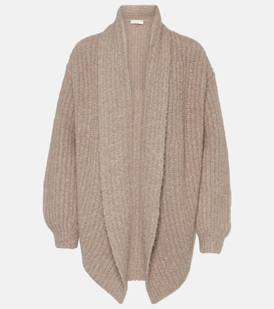 Loro Piana Cashmere Cardigan In Brown