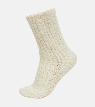 Loro Piana Cashmere Socks In White