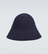 JIL SANDER COTTON BUCKET HAT