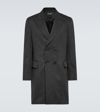 Zegna Long-sleeved Coat In Grey