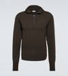 BURBERRY WOOL HALF-ZIP SWEATER