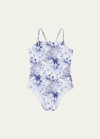 VILEBREQUIN GIRL'S PRINTED ONE-PIECE SWIMSUIT