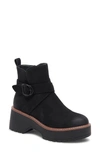 Blondo Dakota Waterproof Bootie In Black Nubuck