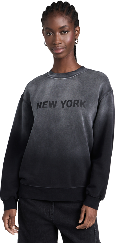 Z Supply Syd City New York Sweatshirt In Black