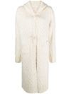 Zimmermann Wilk Wool Coat In White