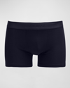 Zimmerli 700 Pureness Boxer Briefs In Navy