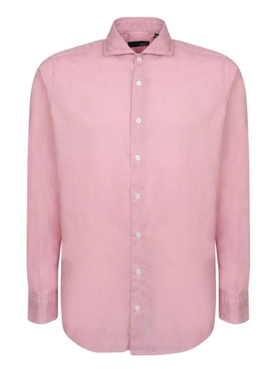 Lardini Pink Cotton Shirt