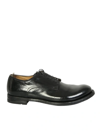 Officine Creative Laceless Derby Shoes In Black