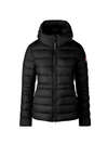 Canada Goose Cypress Packable Hooded Puffer Jacket In Black