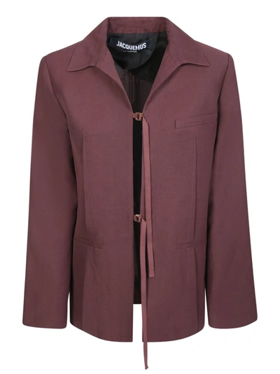 Jacquemus Brown Double-breasted Blazer