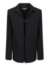 Jacquemus La Veste Caraco Inside-out Blazer In Black