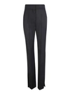 Jacquemus Black Side Slits Trousers In Black