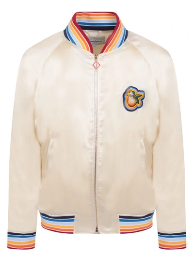 Casablanca Radiating Orange Patch Souvenir Jacket