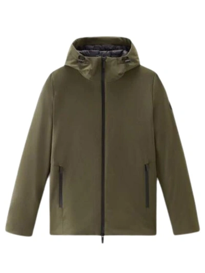 Woolrich Pacific Softshell Jacket Man Dark Green