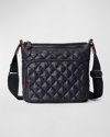 Mz Wallace Metro Scout Deluxe Quilted Crossbody Bag In Black