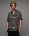 ALLSAINTS ALLSAINTS COSMO LEOPARD PRINT RELAXED FIT SHIRT