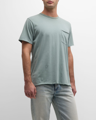 Rag & Bone Men's Miles Principal Jersey T-shirt In Rovergreen