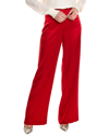 St John St. John Wool-blend Pant In Red