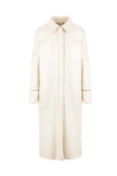 FENDI FENDI MANTEL LONG SLEEVED MIDI COAT