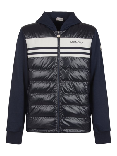 Moncler Padded Zip In Blue