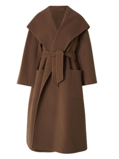 Max Mara Robe Coat In Brown