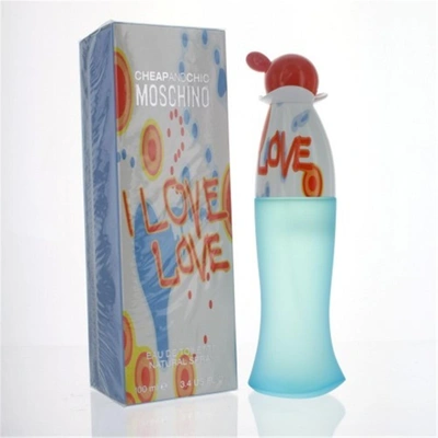 Moschino Wilovelove3.4edtspr 3.4 oz I Love Love Eau De Toilette Spray For Women