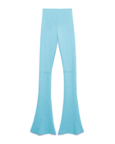 JACQUEMUS JACQUEMUS RIBBED KNIT BOOTCUT TROUSERS