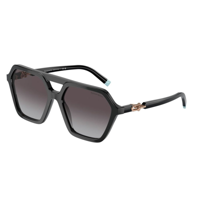 Tiffany & Co . Hexagon Frame Sunglasses In Black