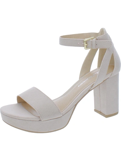 Cl By Laundry Go On Womens Ankle Strap Pumps In White