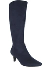 Impo Namora Womens Pull On Zipper Knee-high Boots In Blue