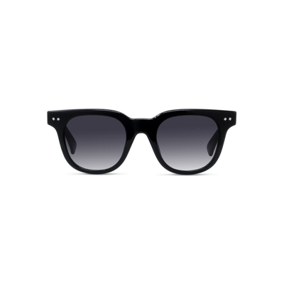 Kenzo Round Frame Sunglasses In Black