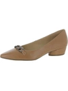 Naturalizer Lorna Womens Pointed Toe Loafers In Brown