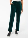 JONES NEW YORK PULL-ON VELOUR STRAIGHT LEG PANTS