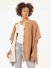 JONES NEW YORK BUTTON FRONT KNIT PONCHO