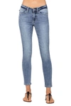 JUDY BLUE CROPPED MID-RISE SKINNY JEAN IN LIGHT WASH