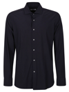 Sonrisa Long Sleeve Stretch Cotton Shirt In Negro
