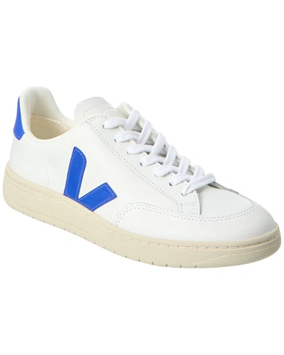 Veja V-12 Leather Sneakers In White