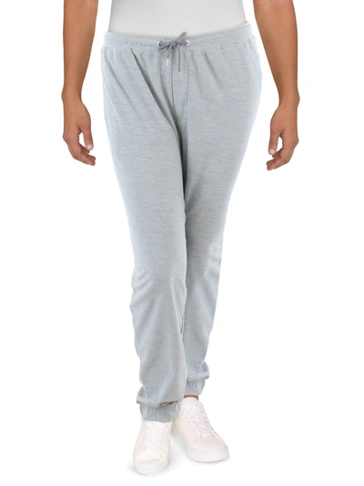 Alfani Plus Womens Cotton Heathered Jogger Pants In Grey