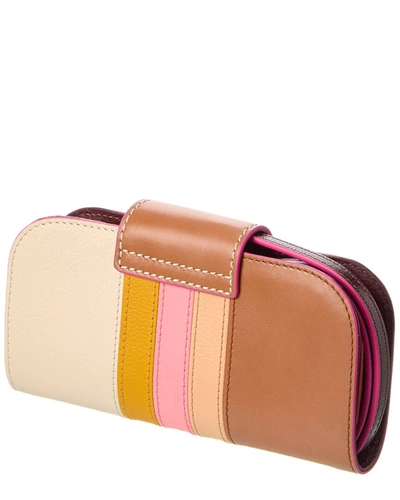 See By Chloé Laetizia Long Leather Continental Wallet In Multi