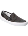 OFFICIAL PROGRAM STU-80 CANVAS & LEATHER SLIP-ON SNEAKER