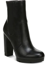 Bar Iii Graciie P Womens Faux Leather Ankle Ankle Boots In Black