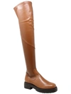 CHARLES BY CHARLES DAVID ERRATIC WOMENS FAUX LEATHER TALL OVER-THE-KNEE BOOTS