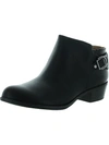 Lifestride Antonia Womens Faux Leather Comfort Booties In Black