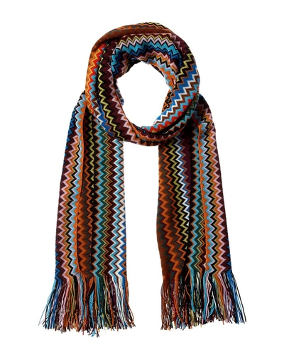 Missoni Wool-blend Scarf In Multi